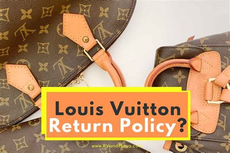 louis vuitton return policy 2020|how long does return policy take.